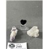 Image 2 : Nice Assortment Of Polished Rocks & Crystals Including Stone Bracelet
