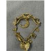Image 2 : Vintage Charm Brooch - Locket, Moon, Cherubs, Stars