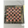 Image 2 : Gorgeous Marble Chess Set Including Pieces. Approx. 11.5" x 11.5"