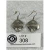 Image 1 : Pair of Signed First Nations Sterling Silver Earrings