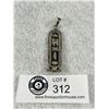 Image 1 : Vintage Sterling Silver Egyptian Cartouche Pendant