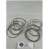 Image 1 : 83.64 gr of Untested Believed to Be Silver Bracelets/Bangles
