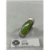 Image 1 : Large 32 gram Custom Made Silver Spoon Ring.