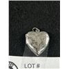 Image 2 : Vintage Sterling Silver Heart G.F. Engraved + Gold Plated Picture Locket Pendants
