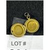 Image 8 : Vintage Sterling Silver Heart G.F. Engraved + Gold Plated Picture Locket Pendants