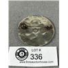 Image 2 : Vintage Enameled 950 Sterling Silver Taxco Mexico Brooch, Large, Original Patina w/ Small Damage in 