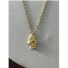 Image 3 : 925 Sterling Silver w/ Tiny Stones Pendant 2 Strand Necklace