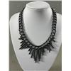 Image 2 : Wonderful Genuine Black Pearls + Small Black Beads Necklace