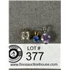Image 3 : 7 Dainty Pendants, Some w/ Gem Stones