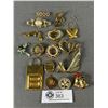 Image 1 : Huge Collection of Brooches Scarf Clips, Pendants Etc