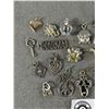 Image 2 : Huge Collection of Silver Charms, Some Vintage + Some Sterling Silver