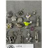 Image 3 : Huge Collection of Silver Charms, Some Vintage + Some Sterling Silver