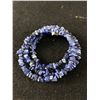 Image 1 : 4 Strands of Natural Blue Sodasite Stones Bracelet
