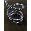 Image 2 : 4 Strands of Natural Blue Sodasite Stones Bracelet