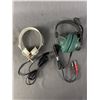 Image 1 : Lot of 2 Vintage Headphones. Sennheiser HD414 , and Bell & Howell Mono Headphones with Mic