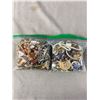 Image 1 : 2 Bags of Misc Costume Jewelry + Parts