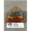Image 2 : Orgonite Pyramid Chakra. Retails $250