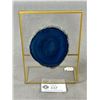 Image 1 : Blue Agate Slice on Display. Retails $450