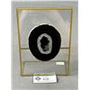 Image 1 : Black Agate Slice on Display. Retails $451