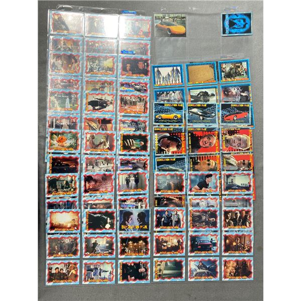 Larege Lot of SkyBox Demolition Man Trading Cards In Pages