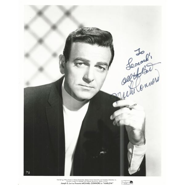 Michael Connors signed photo