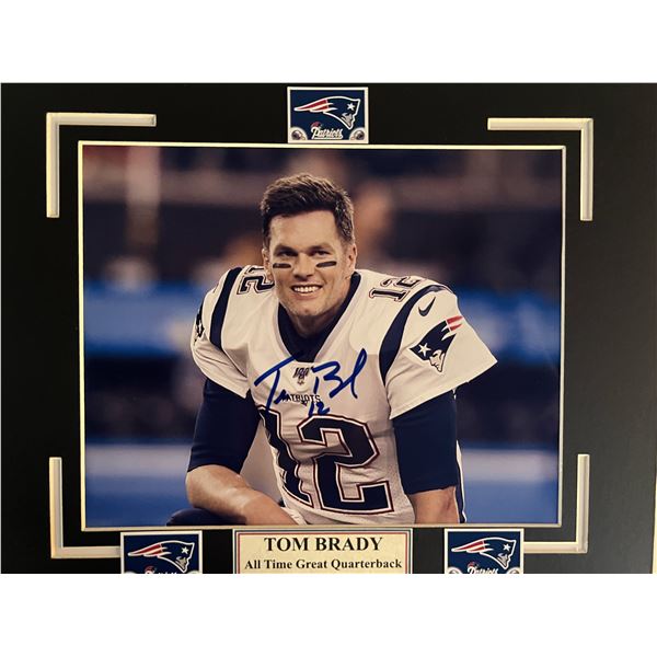 Tom Brady signed photo