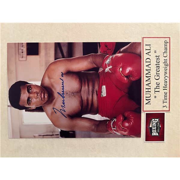 Muhammad Ali signed photo