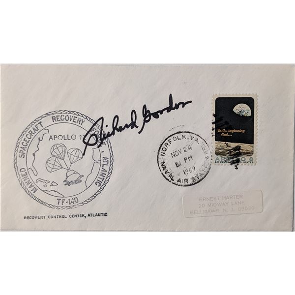 Richard Gordon Signed Apollo 12 Recovery Commemorative Cover