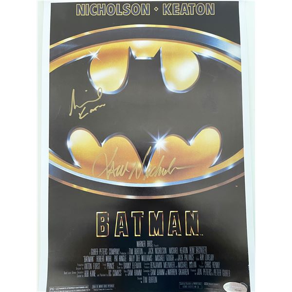 Batman signed mini poster