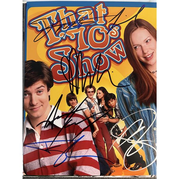 That '70s Show cast signed photo