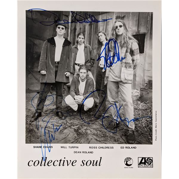 Collective Soul band signed photo