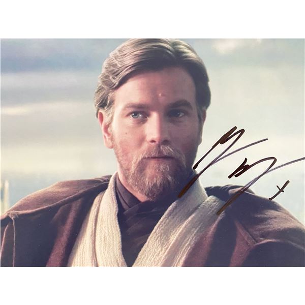 Star Wars Obi-Wan Kenobi Ewan McGregor signed movie photo