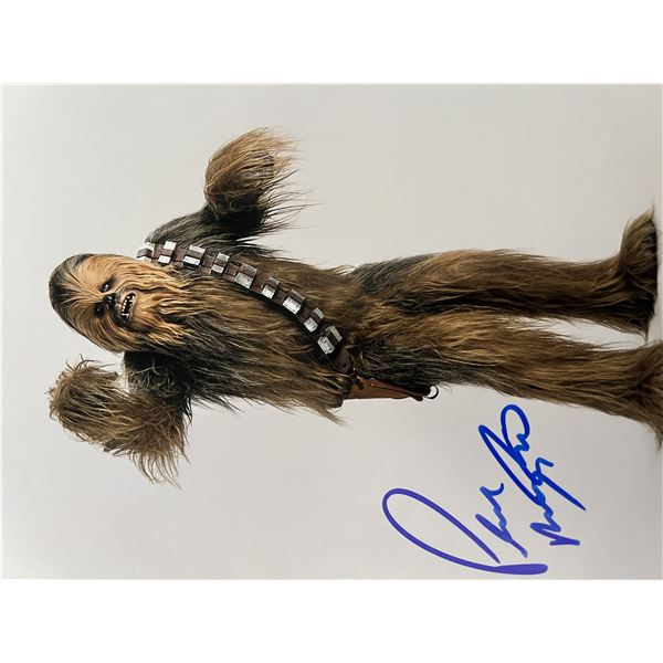 Star Wars Peter Mayhew signed movie photo