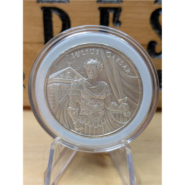 Lot 3-1) 1 oz legendary warriors Julius Cesar