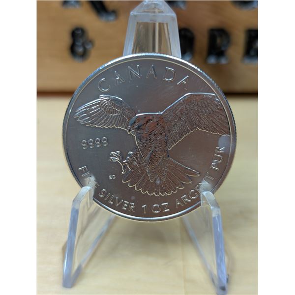 Lot 13-1) 1 oz Peregrine Falcone 2014