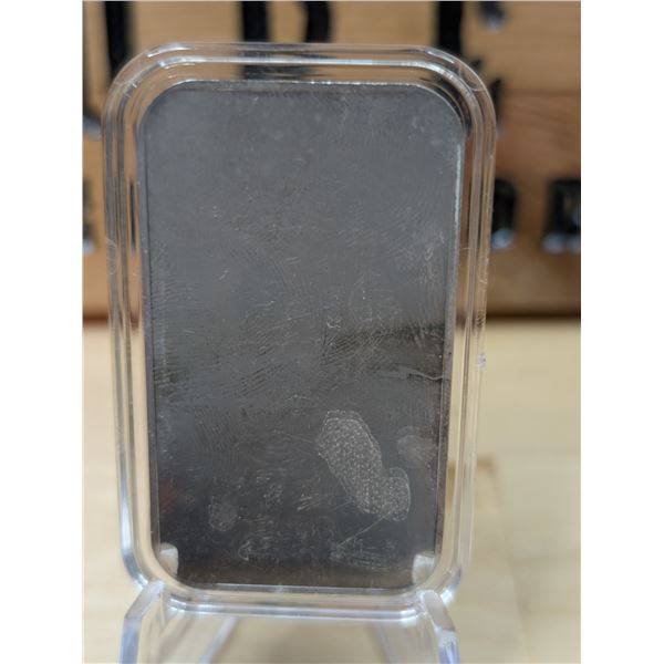 Lot 23-1) 1 oz Johnson Matthey silver Bar