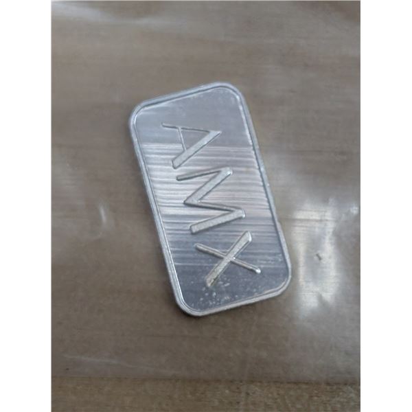 Lot 38-1) 15x1g AMX mini silver bar