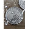 Lot 39-1) 3x1/10oz Britannia mini coin