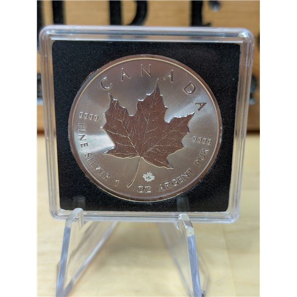 Lot 54-1) 1 oz Canadian Maple 2021 silver coin