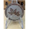 Image 1 : Lot 64-1) 2 oz Canadian Maple leafs 2019 silver
