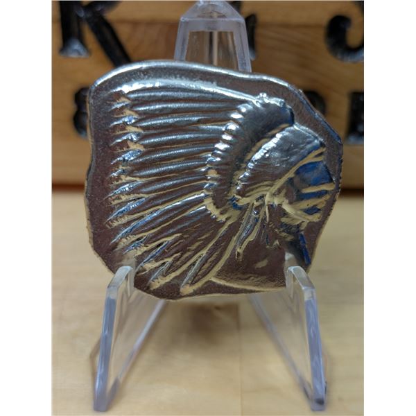 Lot 79-1) 2oz Native American silver