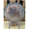 Image 1 : Lot 80-1) 10oz Canadian Maple Leafs 2017