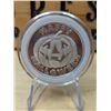 Lot 95-1) 1oz Happy Halloween Pumpkin Silver round