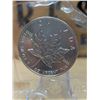 Image 1 : Lot 10-1) 1 Oz Canadian Silver Maple Leaf 1989