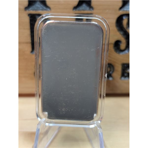Lot 24-1) 1 oz Johnson Matthey silver Bar