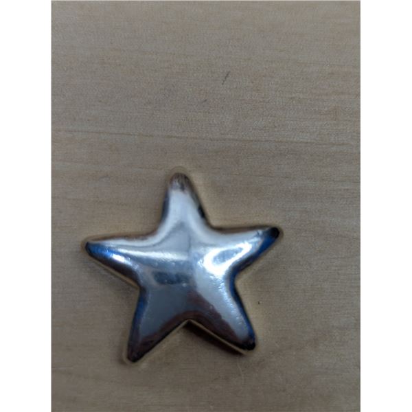 Lot 46-1)  1 oz Star silver
