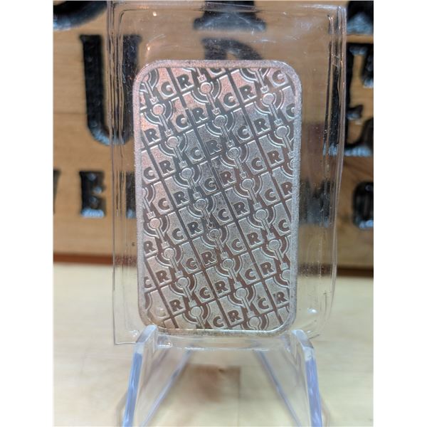 Lot 61-1) 1oz RMC silver bar