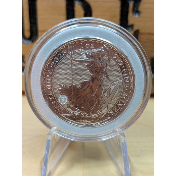 Lot 69-1) 1oz Britannia 2023 silver round