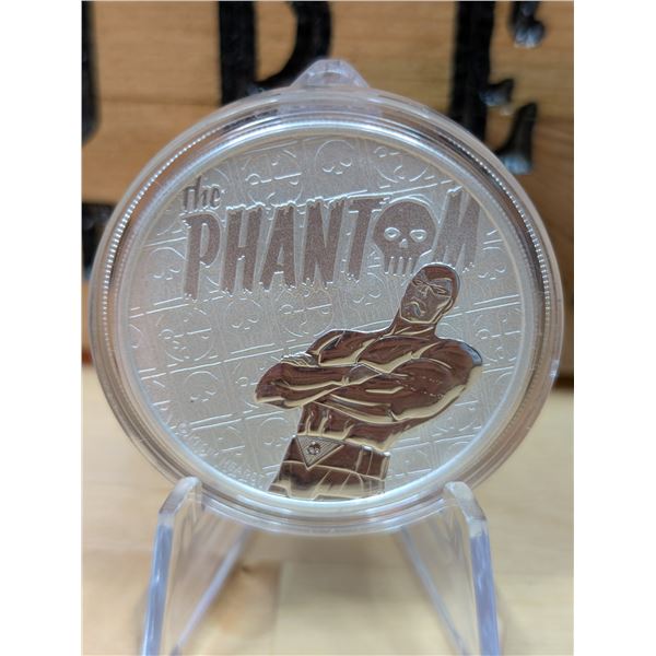 Lot 79-1) 1oz Samoa Phantom silver coin