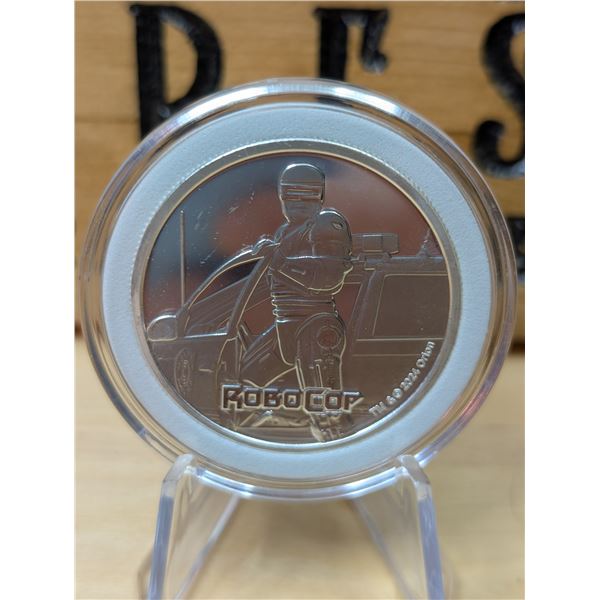 Lot 15-1) 1 oz Fiji Robocop silver coin 2024